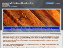 Tablet Screenshot of mastercrafthardwood.com